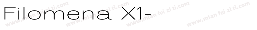 Filomena X1字体转换